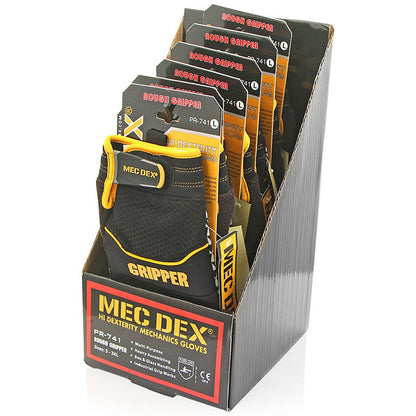 Mec Dex Rough Gripper Mechanics Gloves, Multicoloured, Large