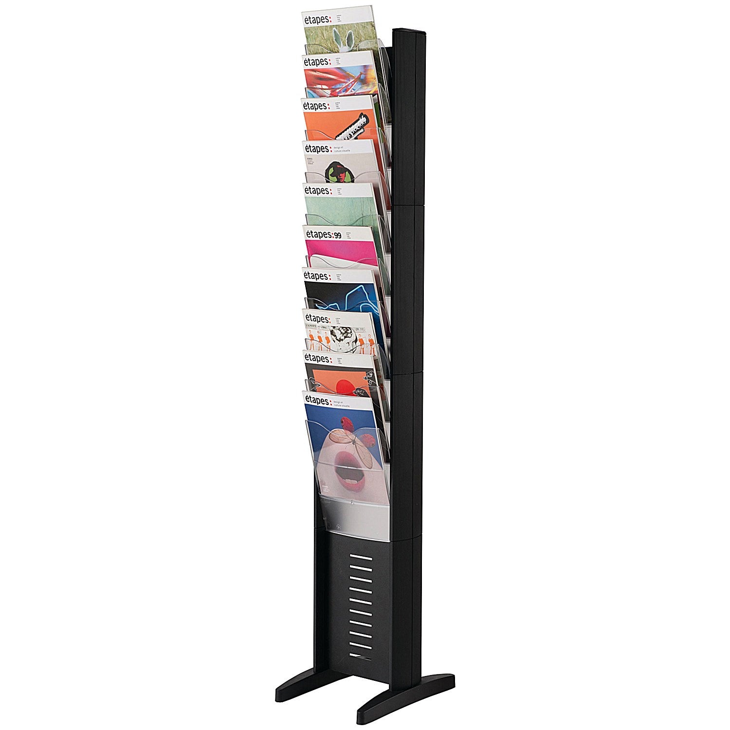 Fast Paper A4 10 Compartment Display Black 278.01