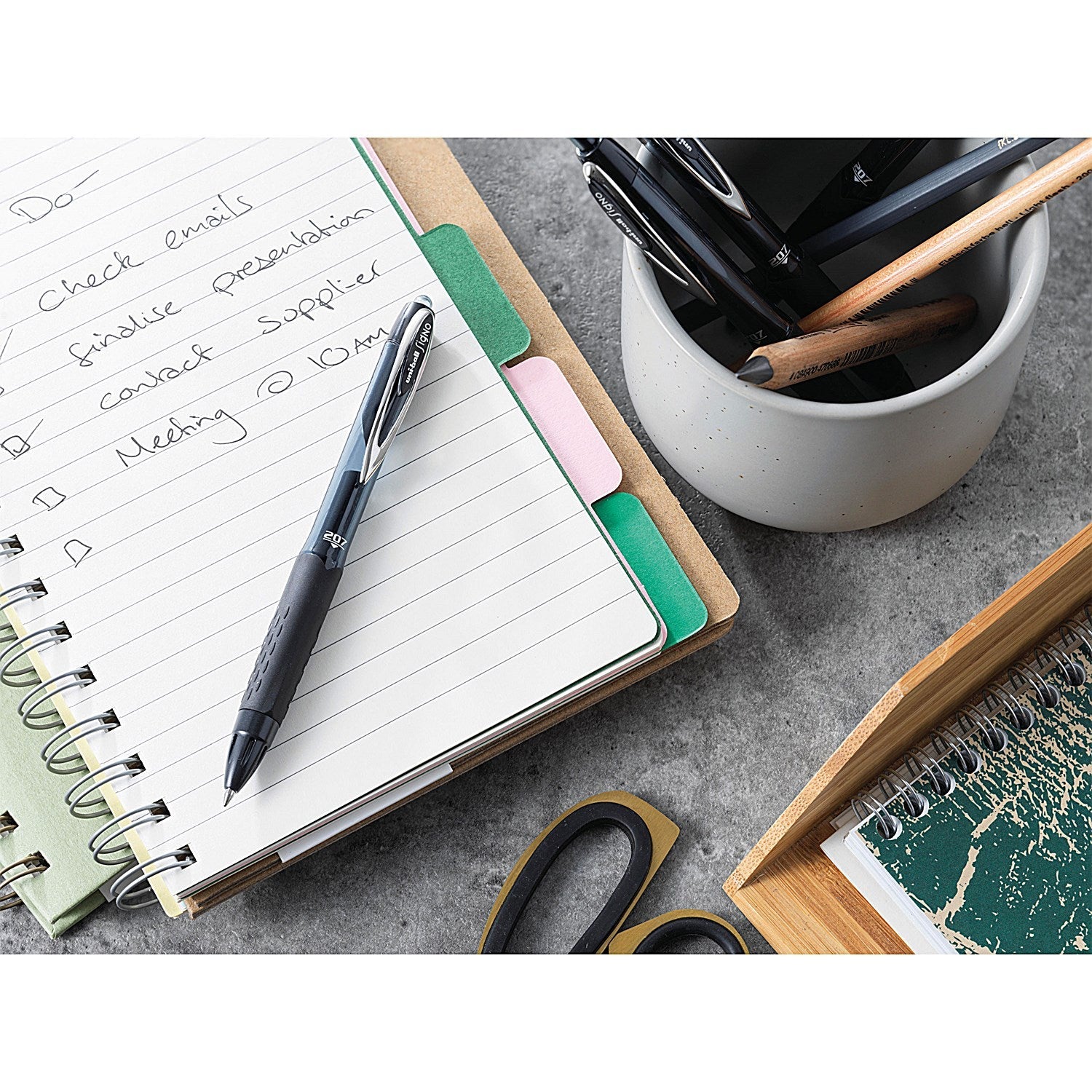 Uni-Ball Signo UMN-207E Rollerball Pen Red (Pack of 12) Easy2Order : MI16692