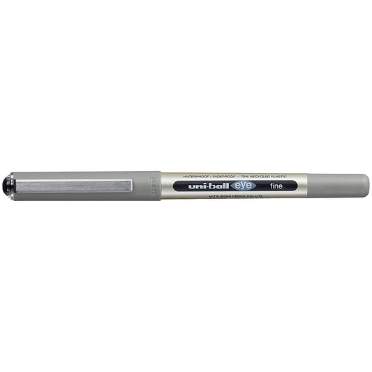 Uni-Ball Liquid Ink Rollerball Pen UB-157E Black (Pack of 12) Easy2Order : MI17747