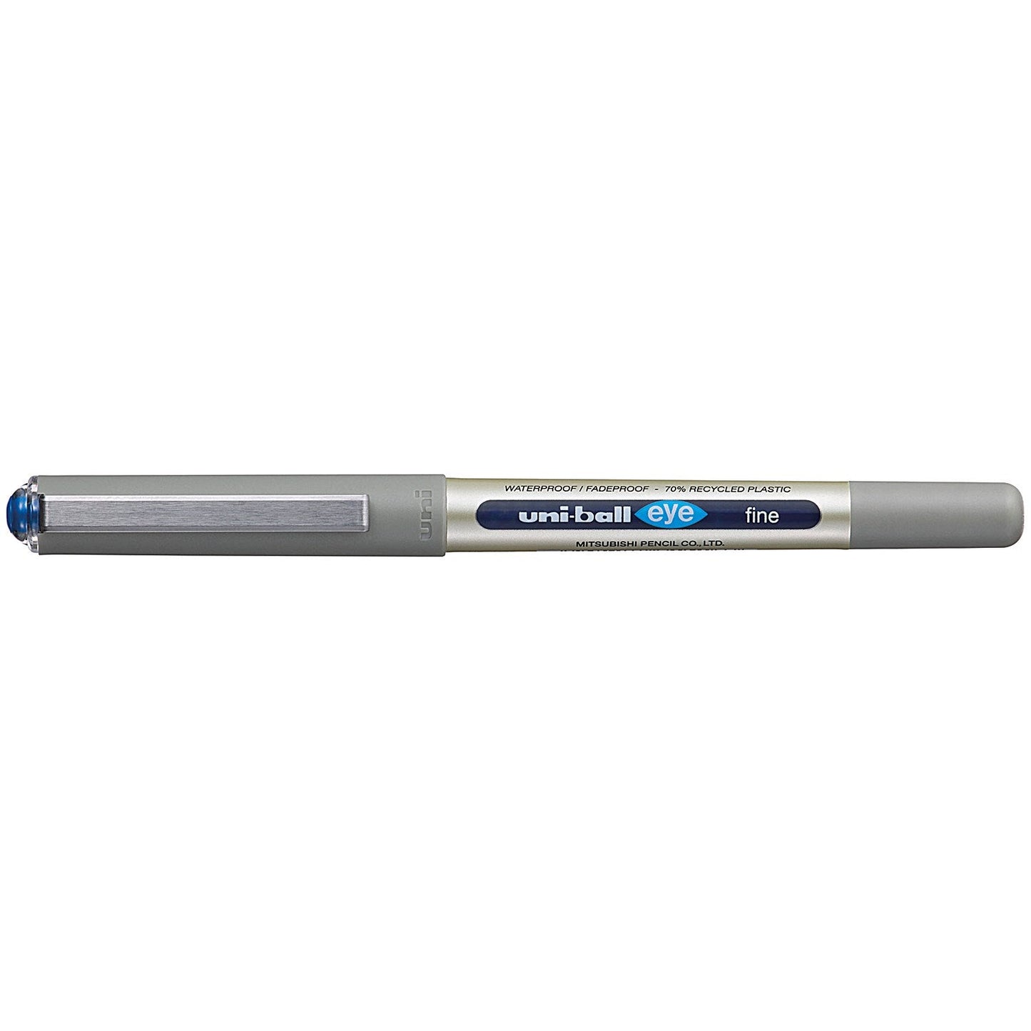 Uni-Ball Liquid Ink Rollerball Pen UB-157E Blue (Pack of 12)