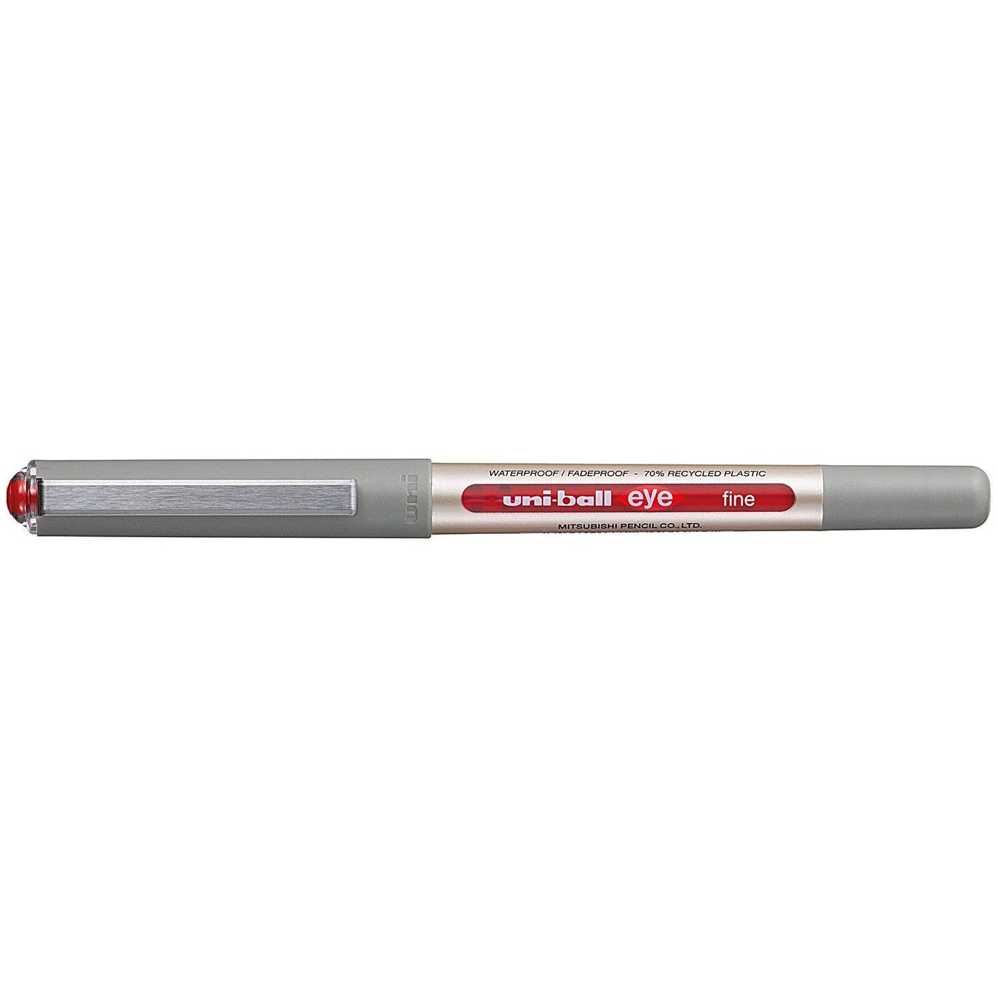 Uni-Ball Liquid Ink Rollerball Pen UB-157E Red (Pack of 12)