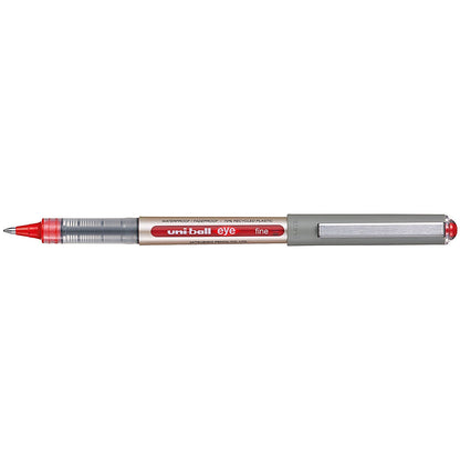 Uni-Ball Liquid Ink Rollerball Pen UB-157E Red (Pack of 12)