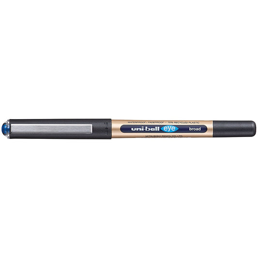 Uni-Ball Liquid Ink UB-150-10E Rollerball Pen Blue (Pack of 12)