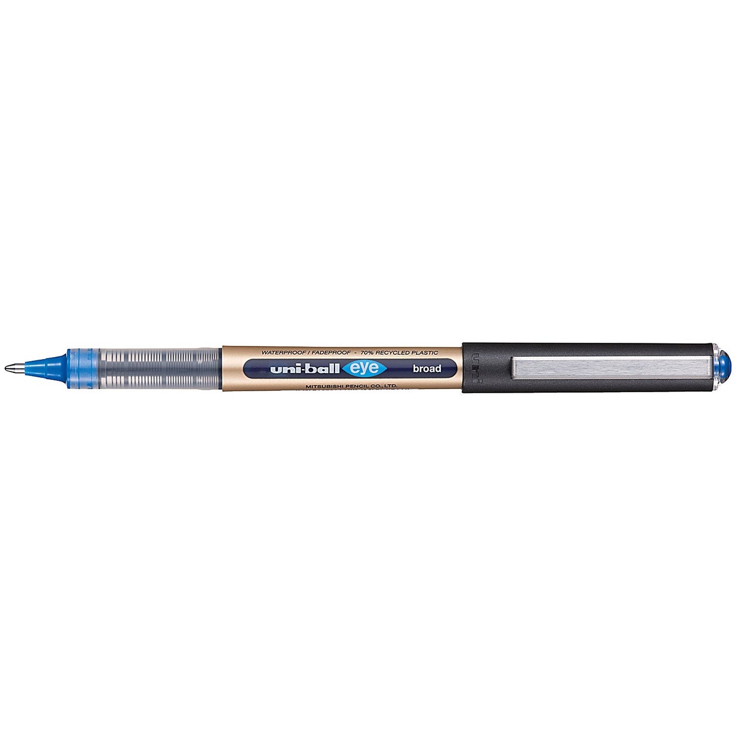 Uni-Ball Liquid Ink UB-150-10E Rollerball Pen Blue (Pack of 12)