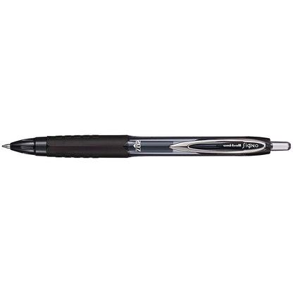 Uni-Ball Signo 207E Rollerball Gel Pen, Black, Pack of 12