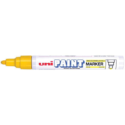 Unipaint PX-20 Paint Marker Medium Bullet Yellow (Pack of 12)