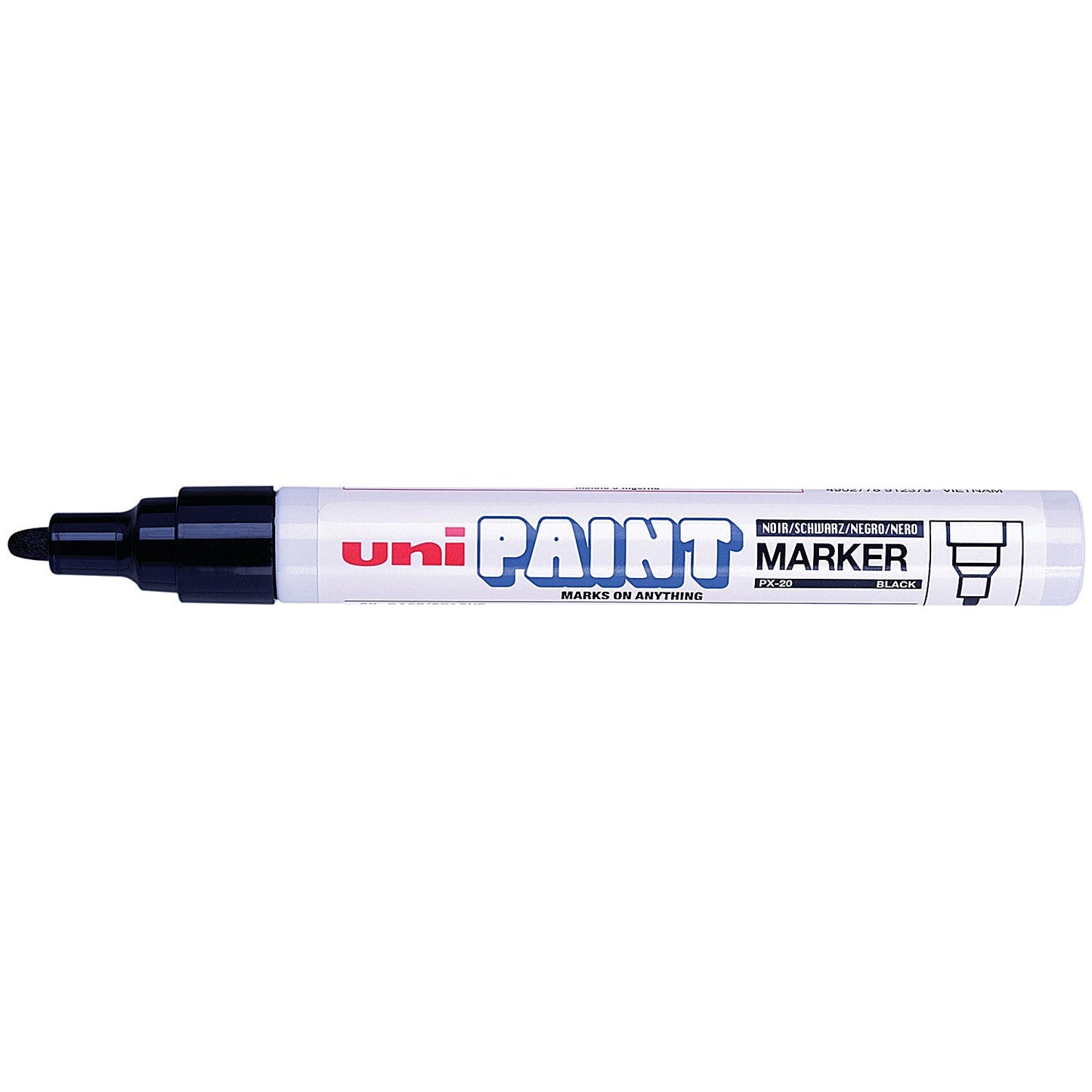 Unipaint PX-20 Paint Marker Medium Bullet Black (Pack of 12)