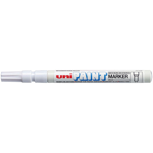 Uni-Ball UniPAINT PX21 Paint Marker Fine White (12 Pack)