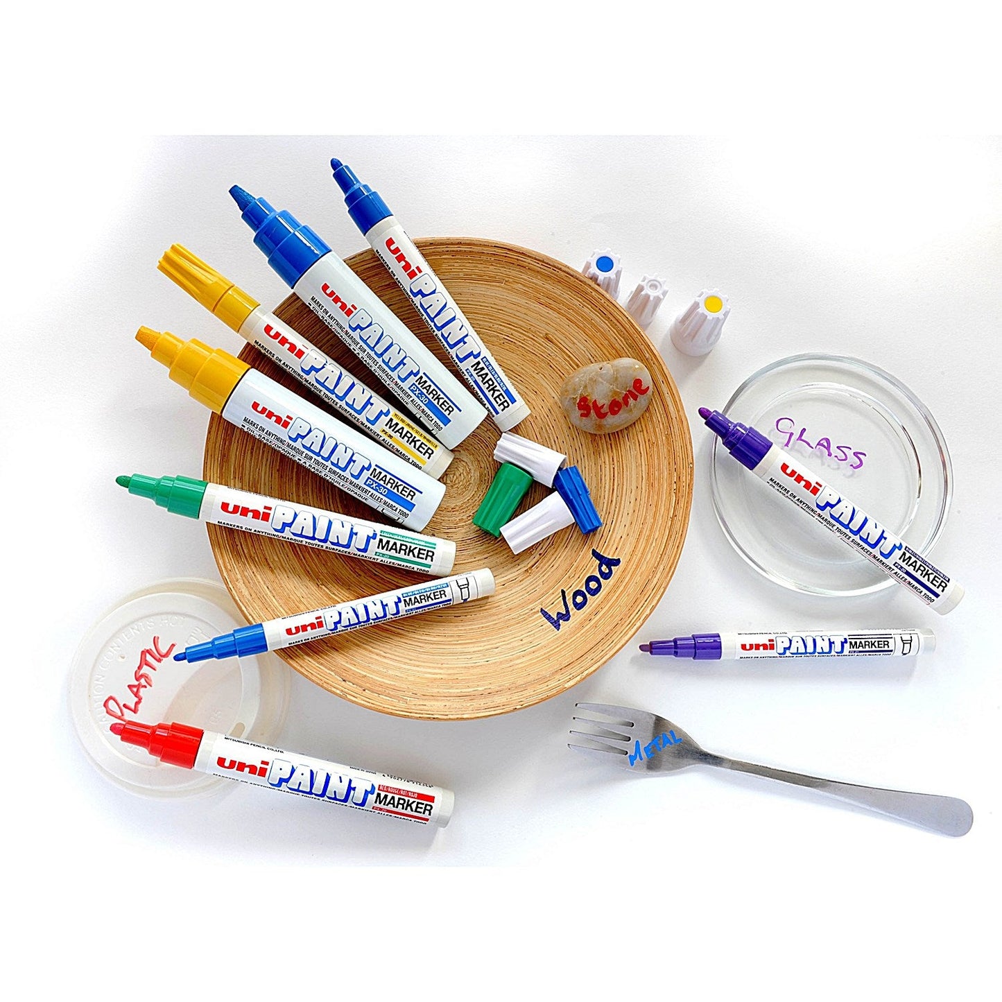 Uni-Ball UniPAINT PX21 Paint Marker Fine White (12 Pack)
