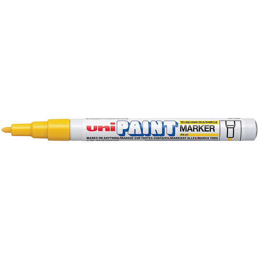 Uni-Ball UniPAINT PX21 Paint Marker Fine Yellow (12 Pack)
