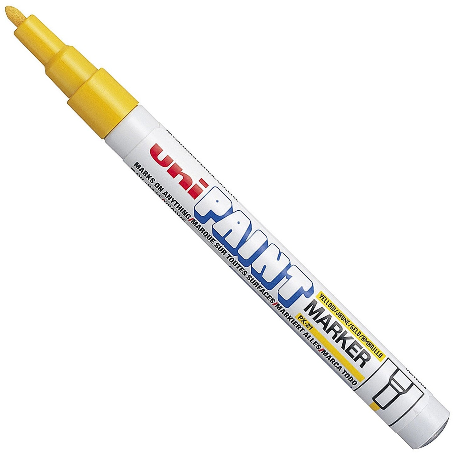 Uni-Ball UniPAINT PX21 Paint Marker Fine Yellow (12 Pack)