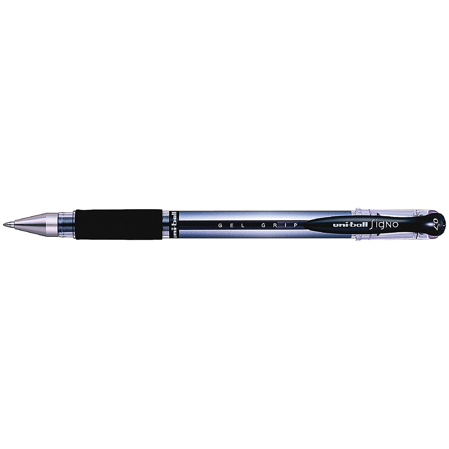 Uni-Ball UM151S SigNo Gel Rollerball, Comfort Grip, Black, Pack of 12