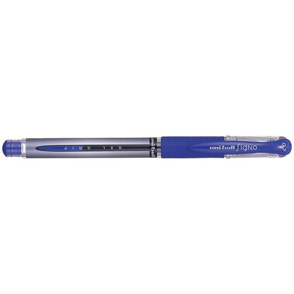 Uni-Ball UM151S SigNo Gel Rollerball, Comfort Grip, Blue, Pack of 12