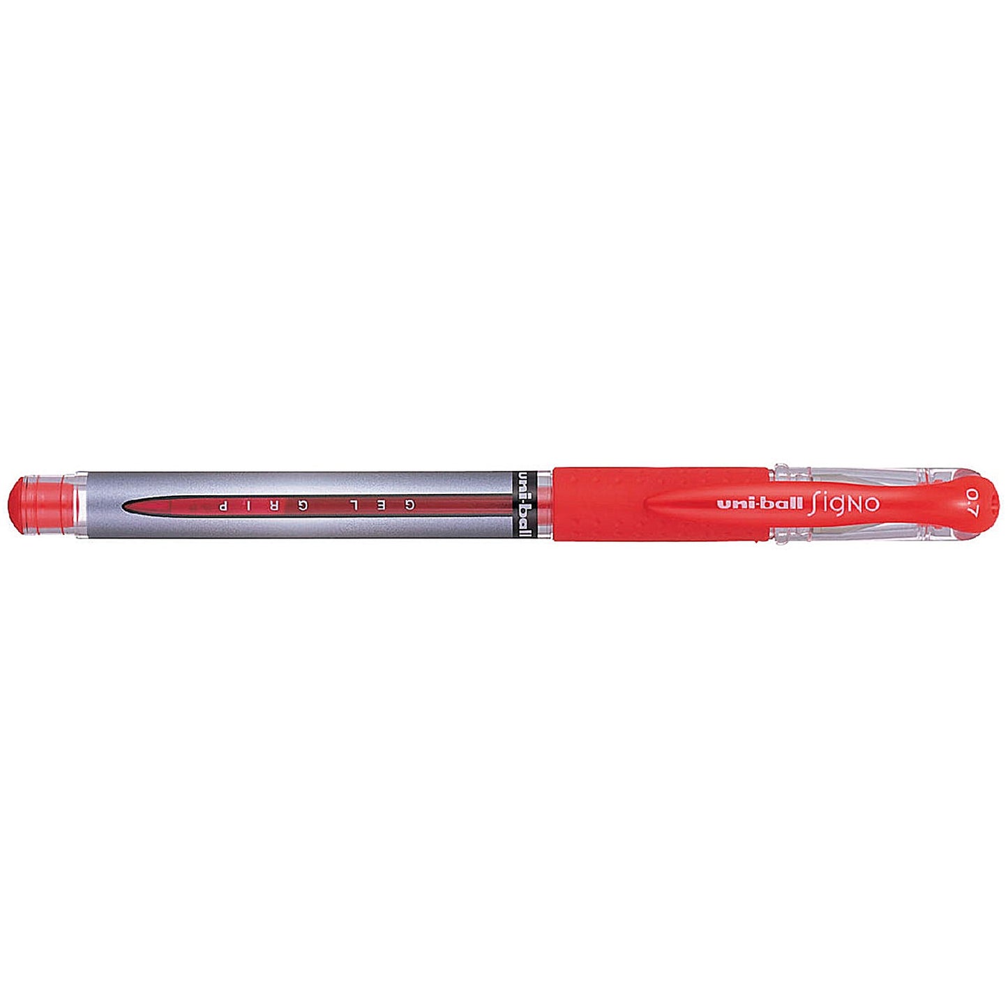 Uni-Ball UM151S SigNo Gel Rollerball, Comfort Grip, Red, Pack of 12
