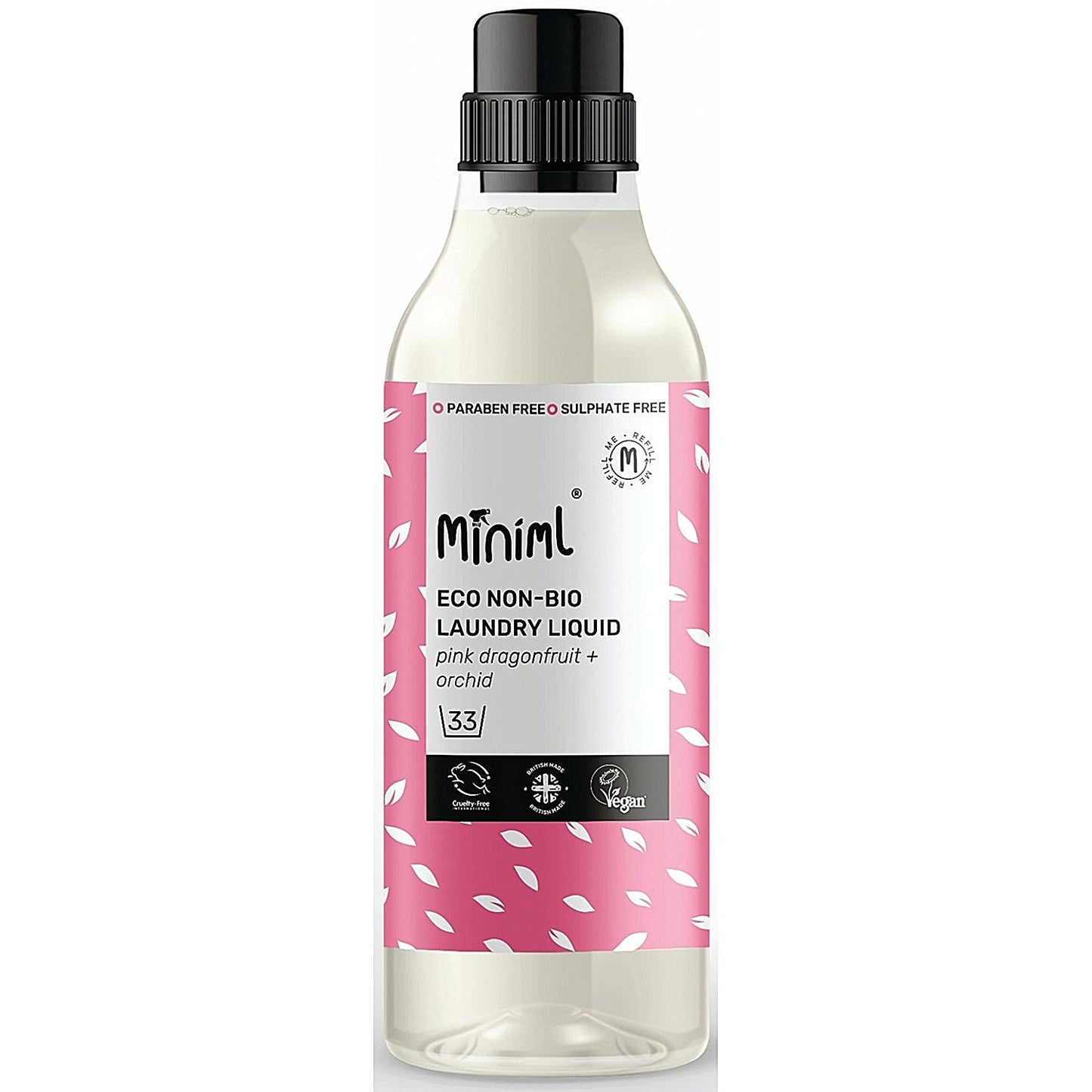 Miniml Laundry Liquid Pink Dragonfruit + Orchid 1L Bottle Easy2Order : MIN56675