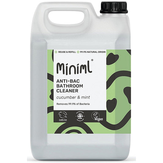 Miniml Bathroom Cleaner Cucumber + Mint 5L Refill Easy2Order : MIN56686