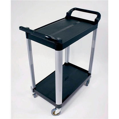 Barton 2 Shelf Utility Tray Trolley - Capacity 100kg