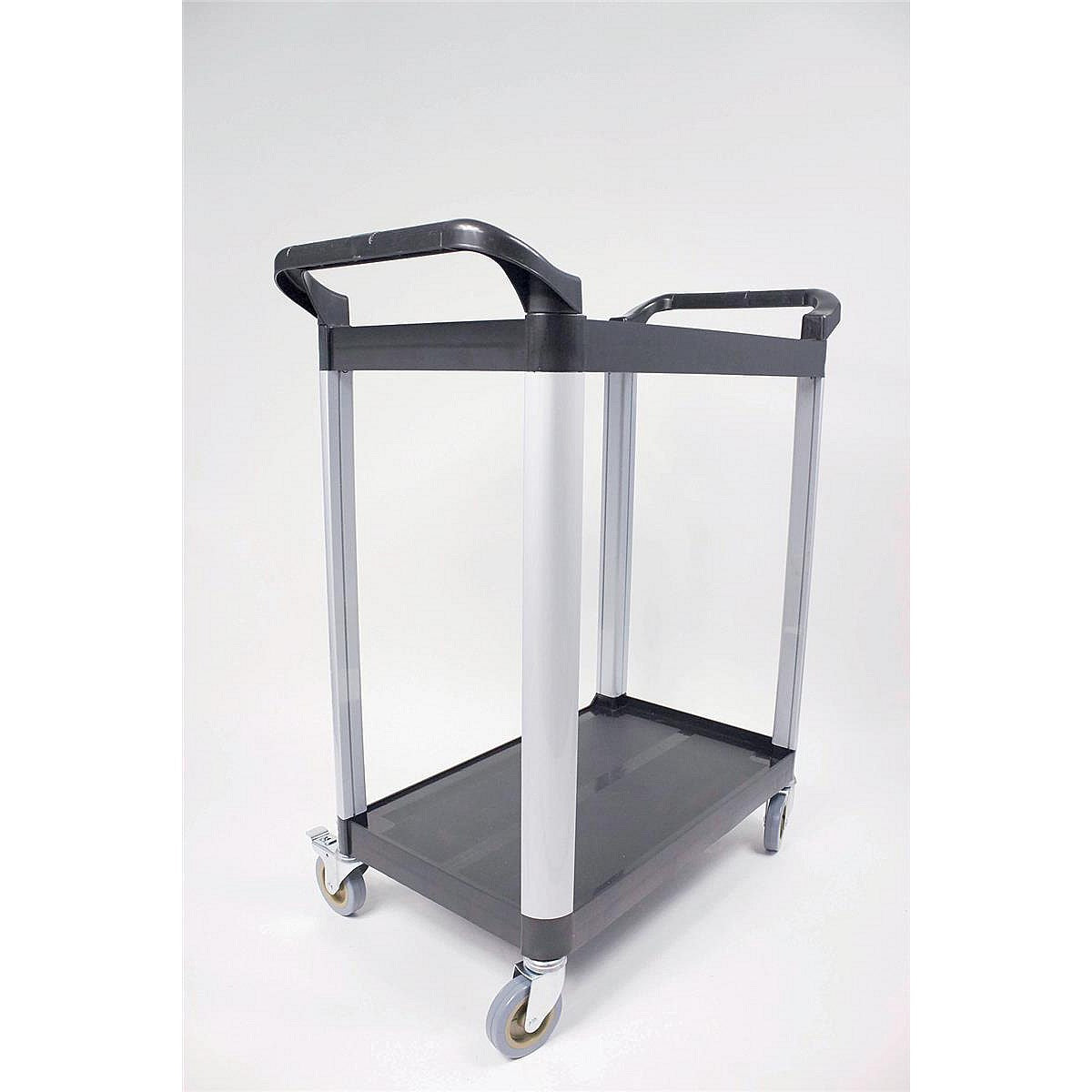 Barton 2 Shelf Utility Tray Trolley - Capacity 100kg