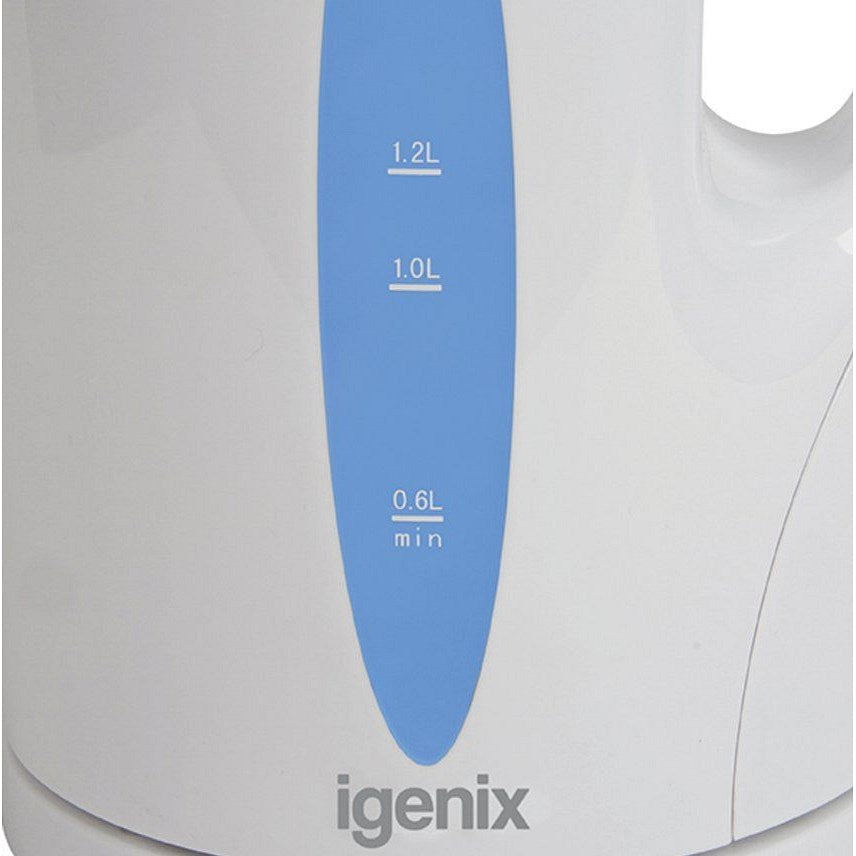 Igenix White Cordless Jug Kettle, 2.2kw, 1.7 Litres