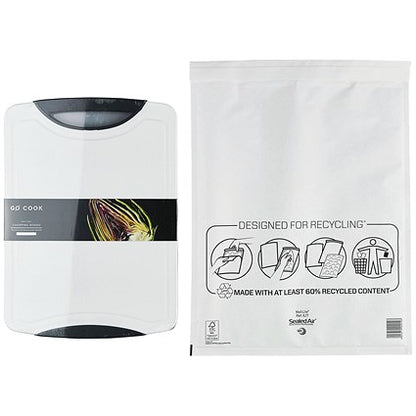 Mail Lite Bubble Postal Bag, K/7 350x470mm, White, Pack of 50