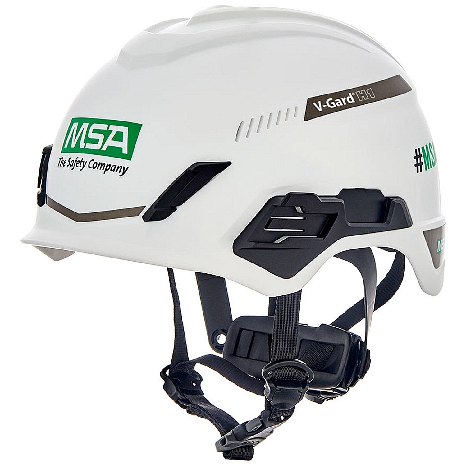 MSA V-Gard H1 Tri-Vented Helmet, White Easy2Order : MSA10194783