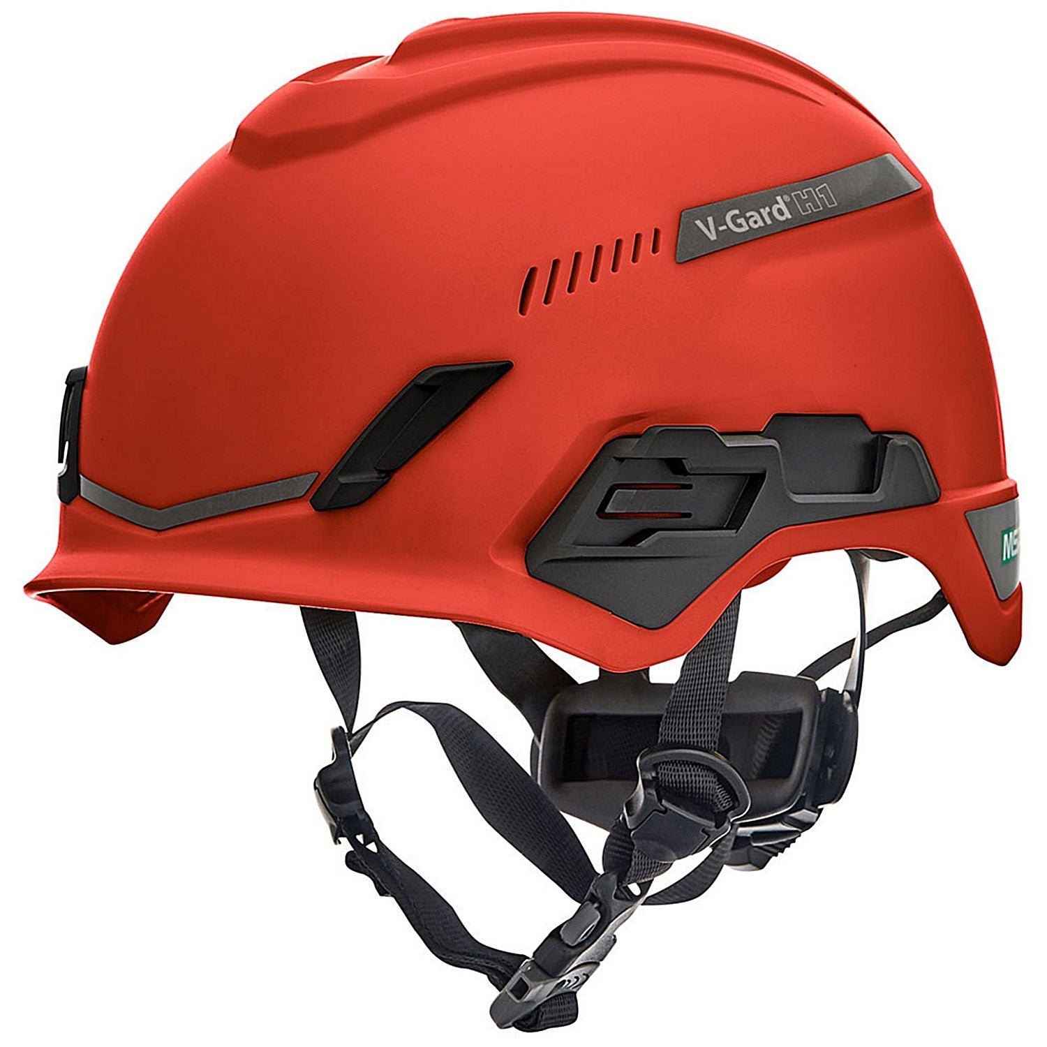 MSA V-Gard H1 Tri-Vented Helmet, Red Easy2Order : MSA10194784