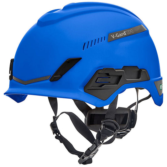 MSA V-Gard H1 Tri-Vented Helmet, Blue Easy2Order : MSA10194785