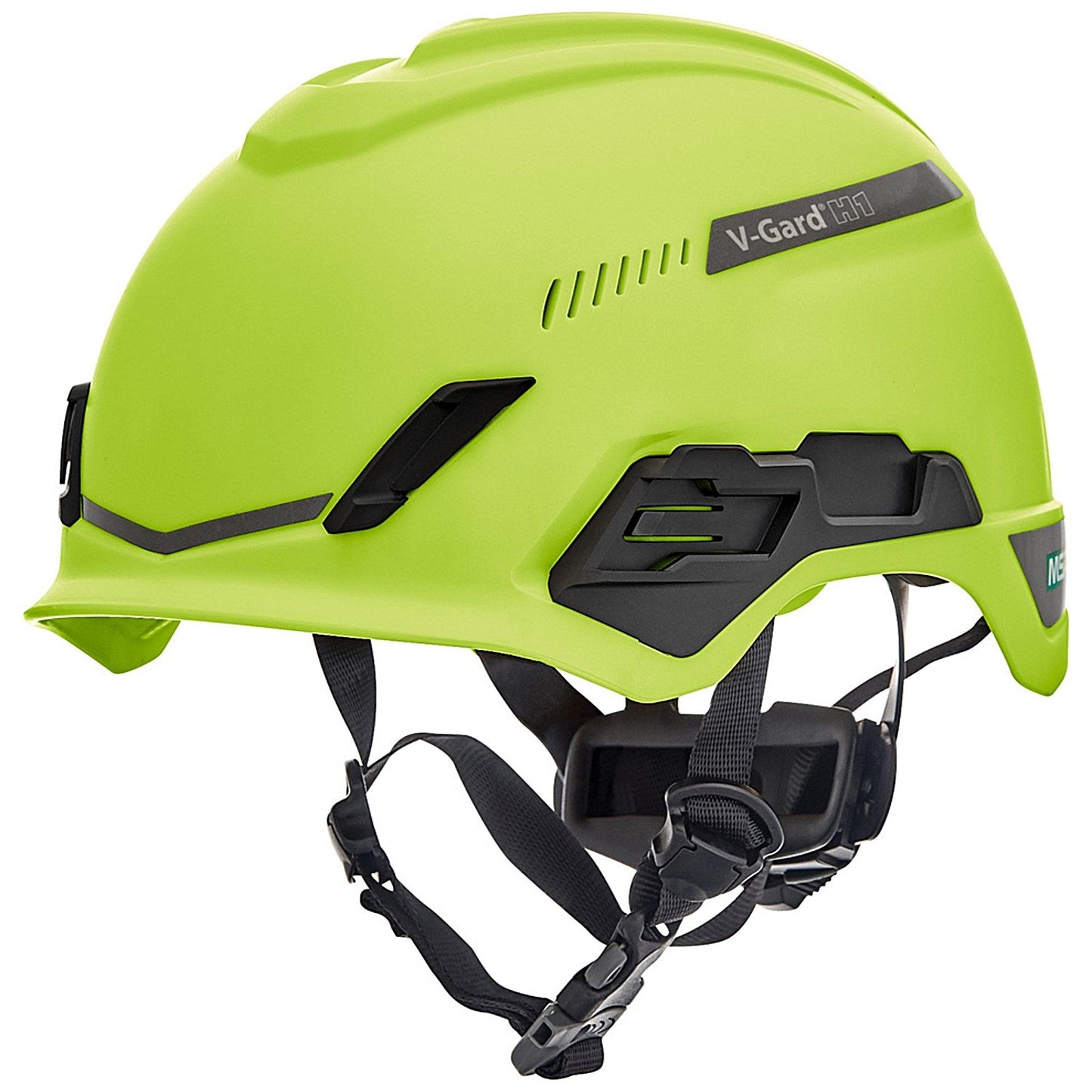 MSA V-Gard H1 Tri-Vented Helmet, Lime Green Easy2Order : MSA10194788