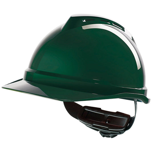 MSA V-Gard 500 Vented Safety Helmet, Green Easy2Order : MSAGV442G