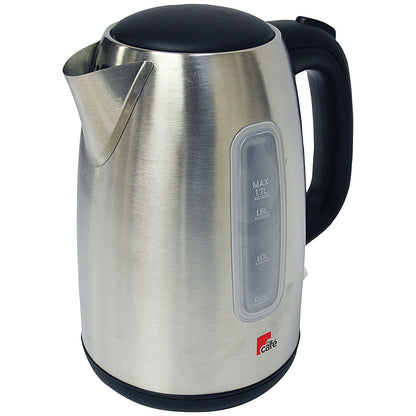 MyCafe Jug Kettle, 1.7 Litres, 2.2kw, Brushed Stainless Steel