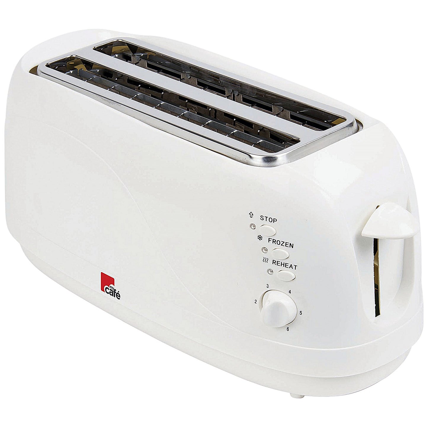 MyCafe White 4 Slice Toaster