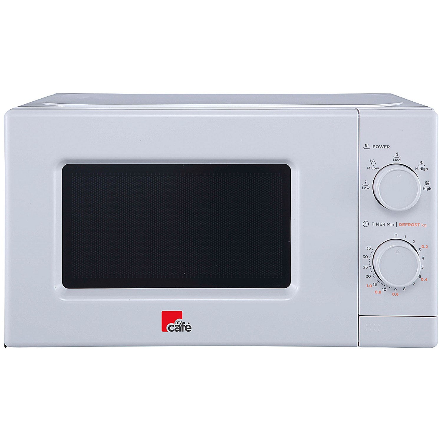 MyCafe White Manual Microwave, 700W, 20 Litre