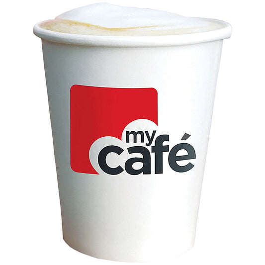 MyCafe 250ml Single Wall Hot Cups, Pack of 50 Easy2Order : MYC77614