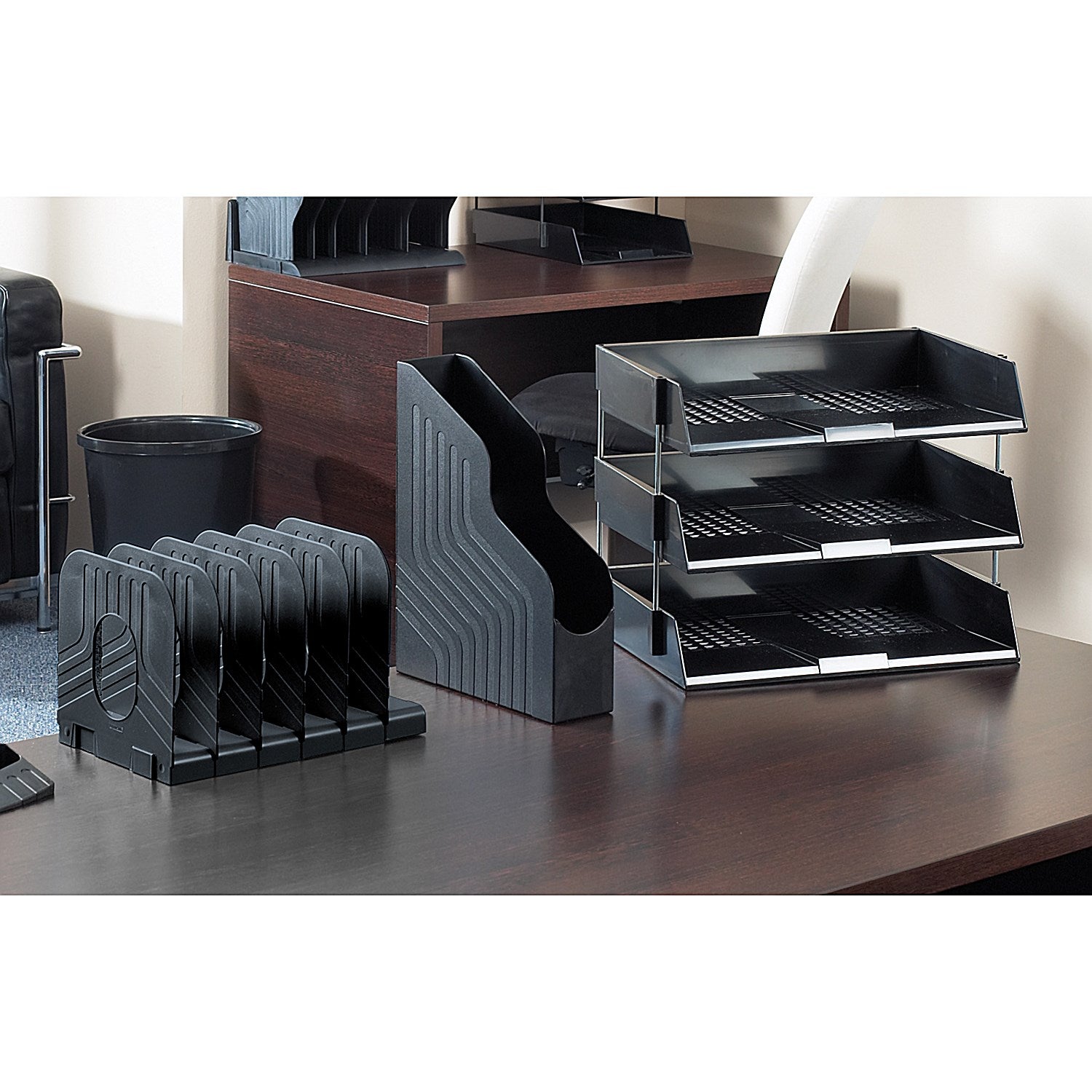 Avery System Wide Entry Letter Tray, Black