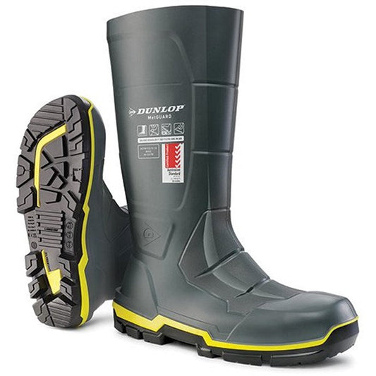 Dunlop Acifort Metguard Full Safety Wellington Boots, Grey, 6 Easy2Order : MZ2LE0106