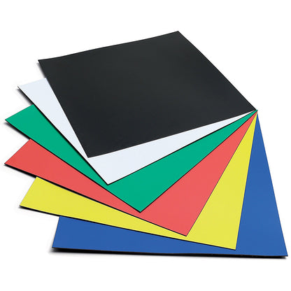 Nobo Magnetic Squares, Assorted Colours, Pack of 6