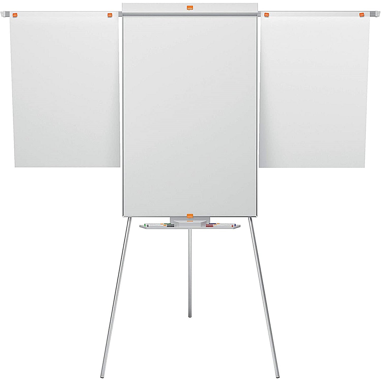 Nobo Tripod Easel, Nano Clean Drywipe, Magnetic, Extendable Display Arms