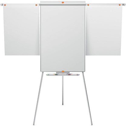 Nobo Tripod Easel, Nano Clean Drywipe, Magnetic, Extendable Display Arms