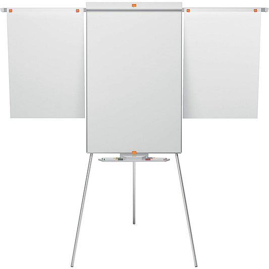 Nobo Tripod Easel, Nano Clean Drywipe, Magnetic, Extendable Display Arms