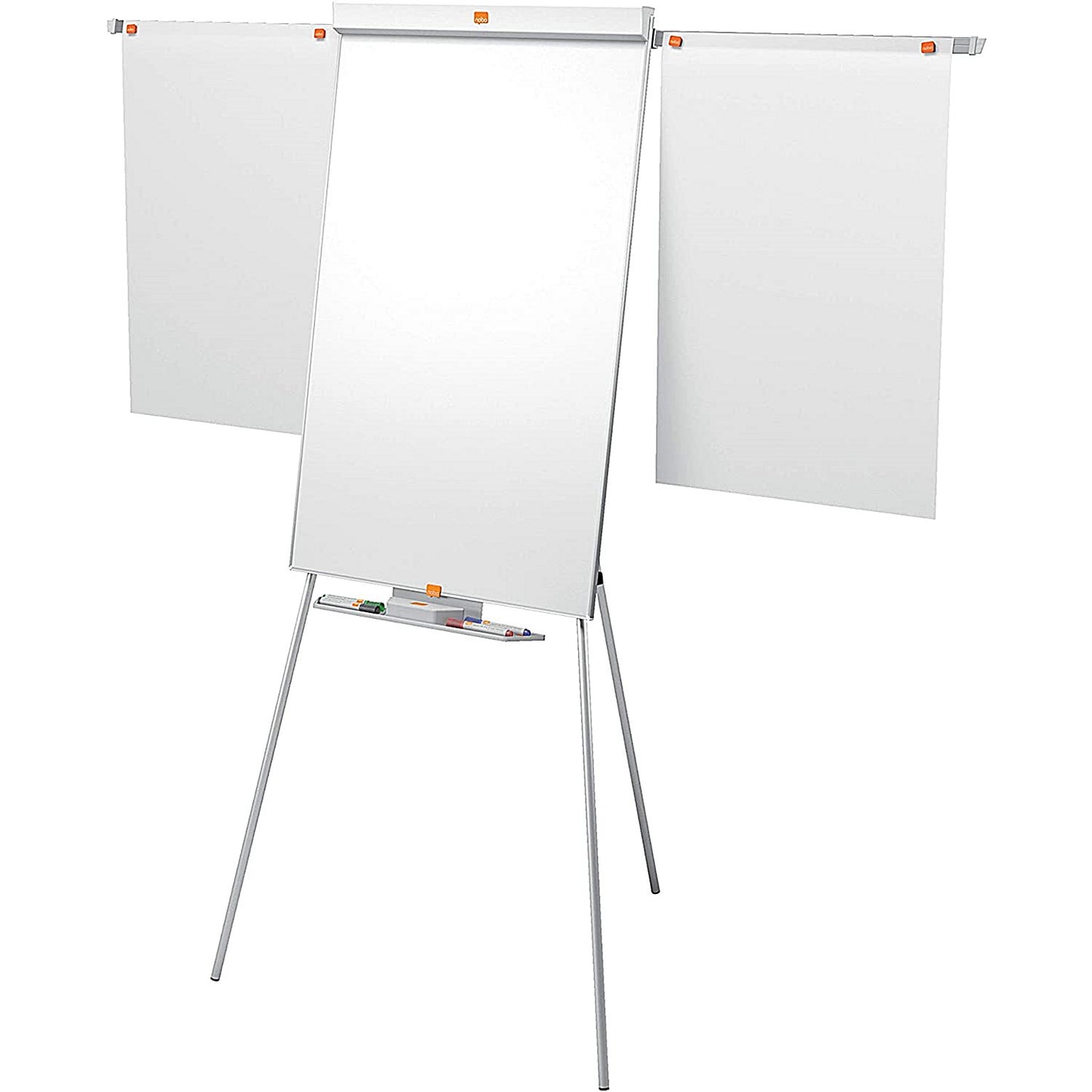 Nobo Tripod Easel, Nano Clean Drywipe, Magnetic, Extendable Display Arms