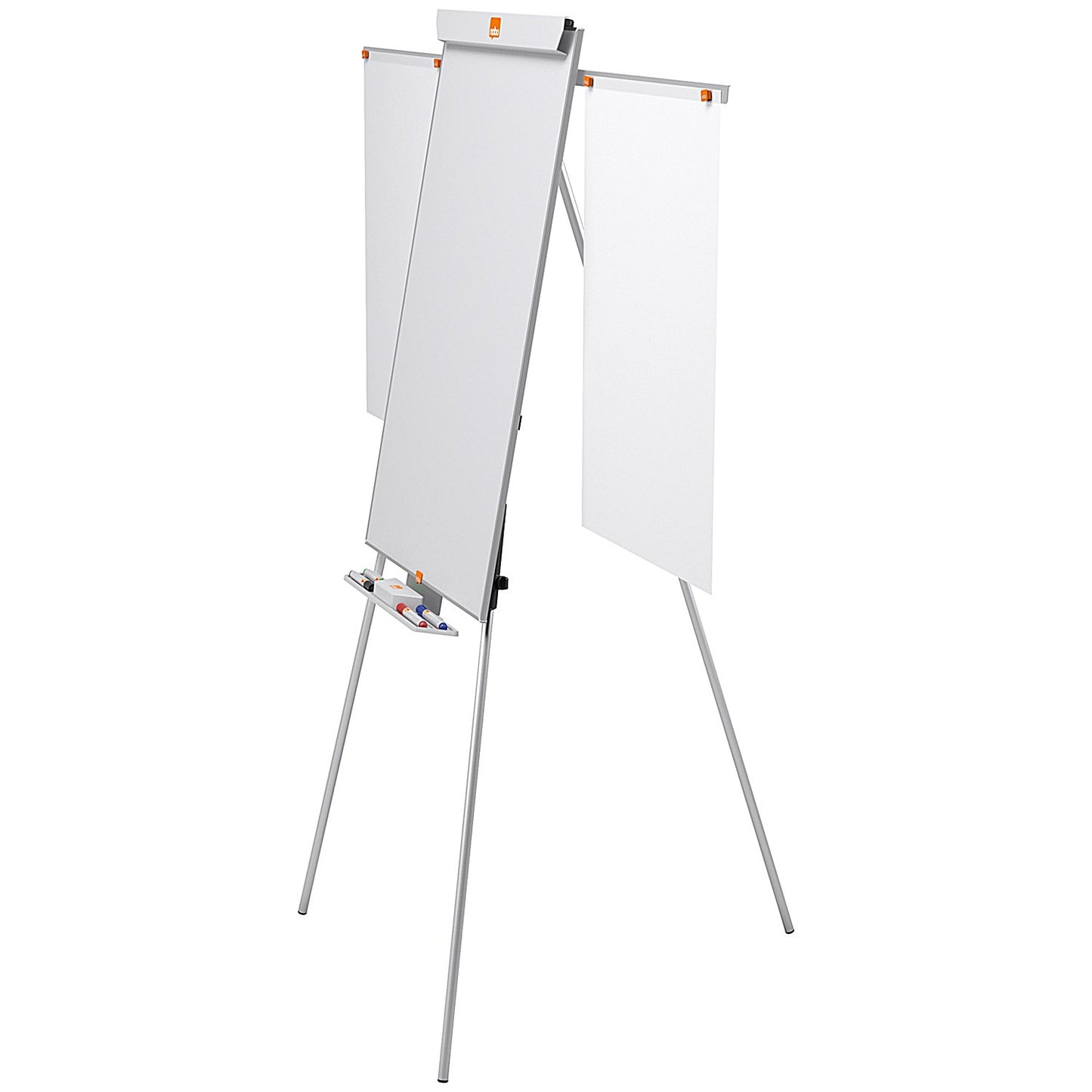 Nobo Tripod Easel, Nano Clean Drywipe, Magnetic, Extendable Display Arms