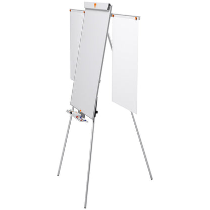 Nobo Tripod Easel, Nano Clean Drywipe, Magnetic, Extendable Display Arms