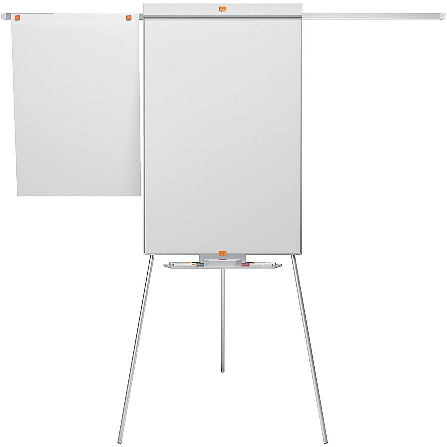 Nobo Tripod Easel, Nano Clean Drywipe, Magnetic, Extendable Display Arms