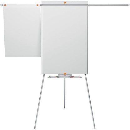 Nobo Tripod Easel, Nano Clean Drywipe, Magnetic, Extendable Display Arms