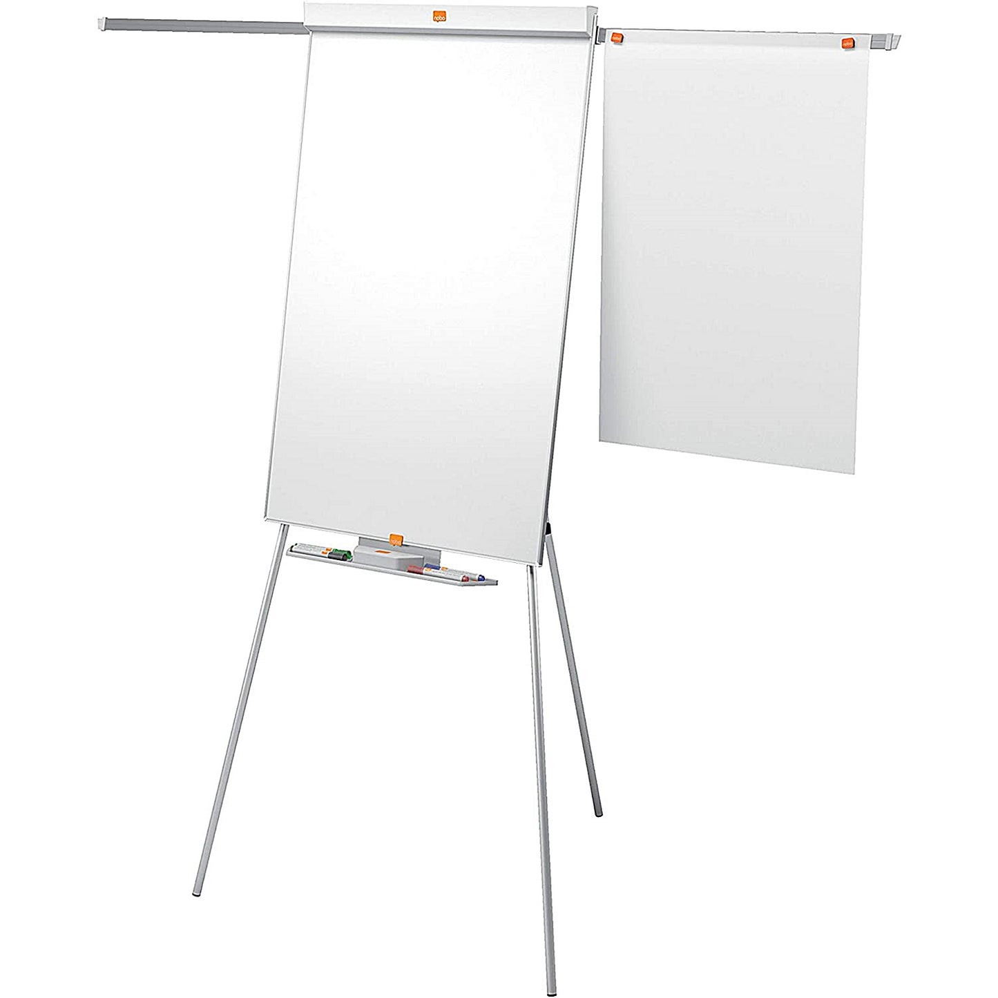 Nobo Tripod Easel, Nano Clean Drywipe, Magnetic, Extendable Display Arms