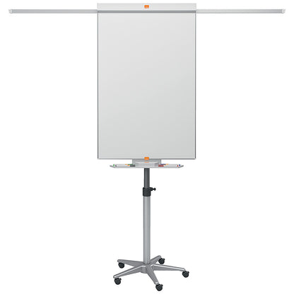 Nobo Piranha Mobile Flipchart and Drywipe Easel Blue/Silver