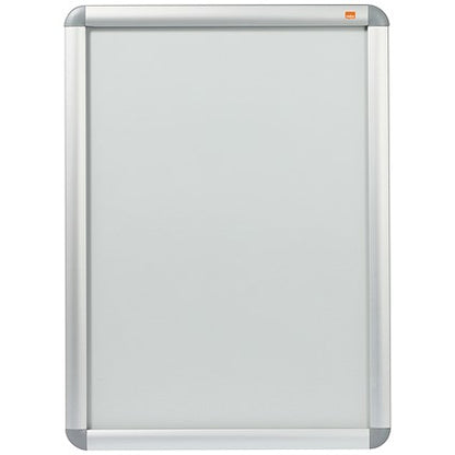 Nobo Premium Plus Poster Frame Sign Holder with Snap Frame, A2, Silver
