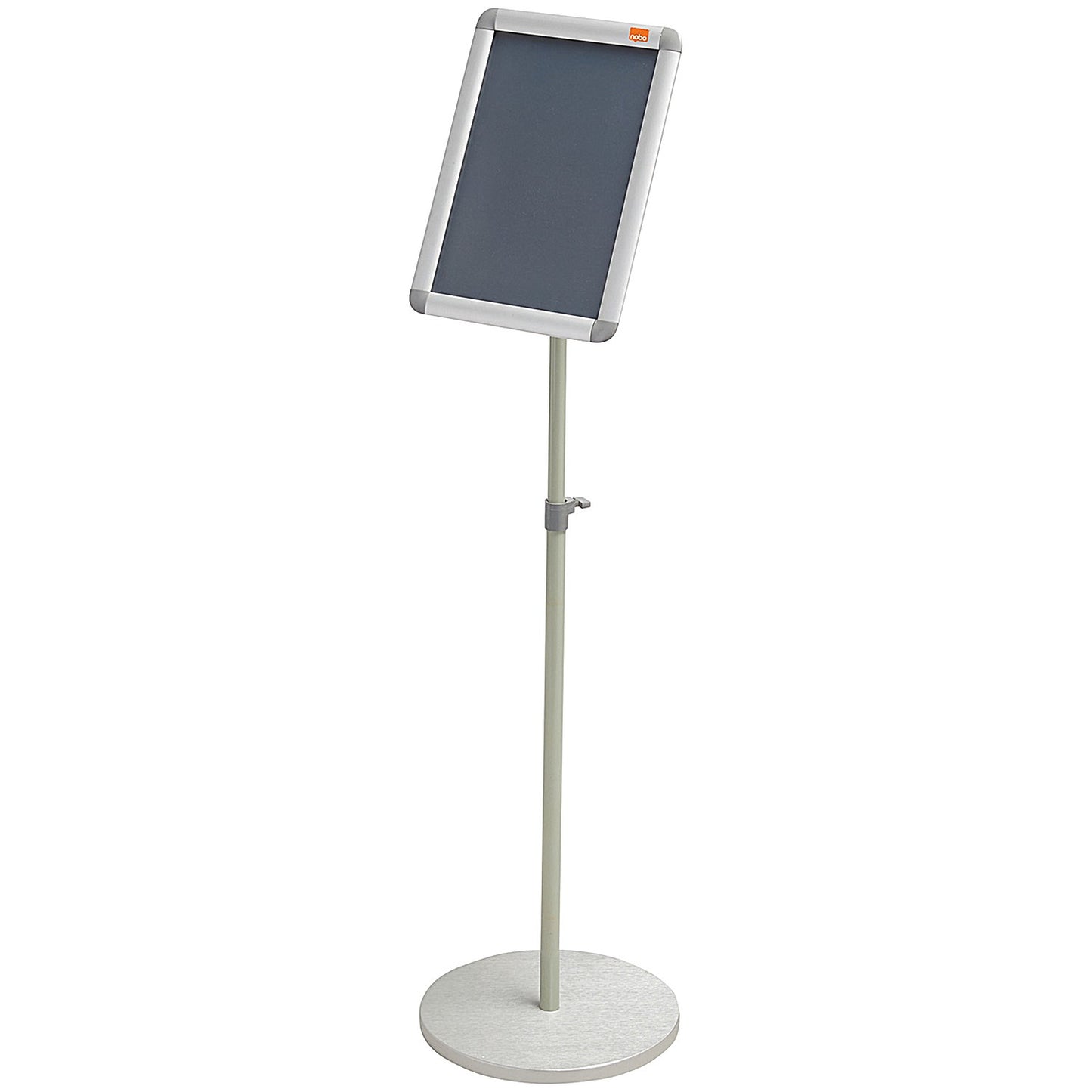 Nobo Premium Plus Poster Frame Sign Holder Display Stand with Snap Frame, A4, Silver