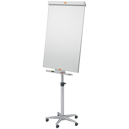 Nobo Classic Nano Clean Mobile Easel, Drywipe, Magnetic, Height-adjustable, W690xH1900mm